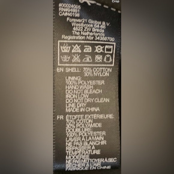 SZ S/P Forever 21 (Love 21) Black Lace Top - Picture 6 of 6